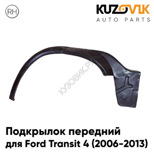 Подкрылок передний правый Ford Transit 4 (2006-2013) KUZOVIK