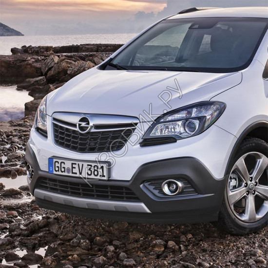 Бампер передний в цвет кузова Opel Mokka (2012-2016) в сборе верхняя и нижняя часть