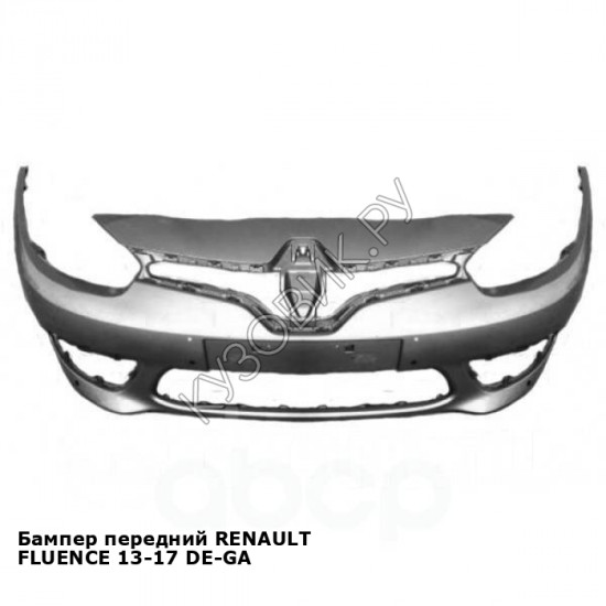 Бампер передний RENAULT FLUENCE 13-17 DE-GA